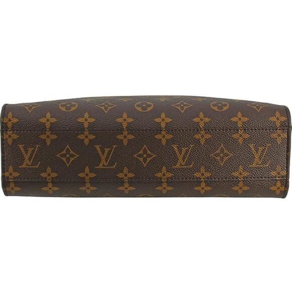 Louis Vuitton Sac Plat PM Tote Shoulder Bag Monogram Leather - Picture 5 of 9